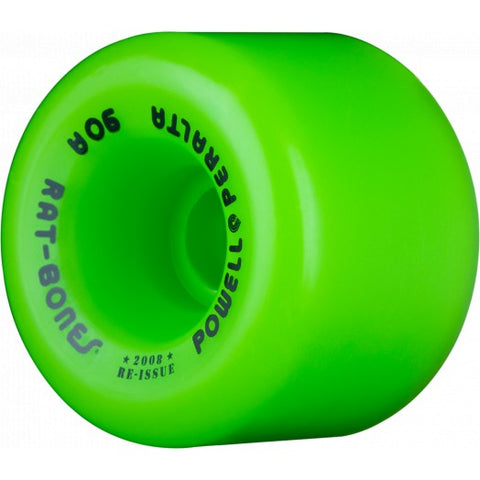 Powell Peralta Rat Bones Skateboard Wheels 60mm 90a - GREEN (4 pack)