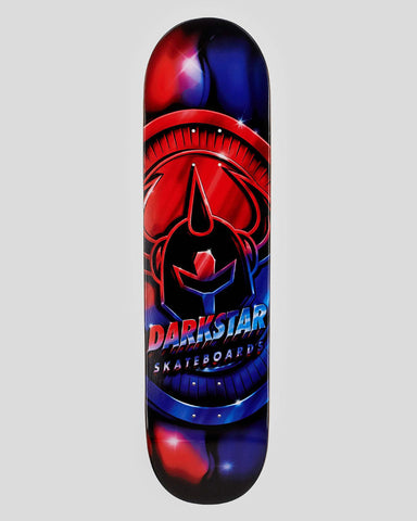 Darkstar Anodize Skateboard Deck 8.0 inch wide red / blue