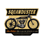 Squawduster  motorcycle Metal retro tin sign