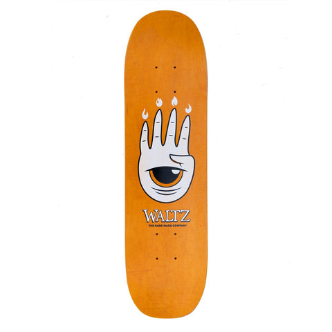 WALTZ SKATEBOARDS The Bixby Mini - 7.4" Freestyle Skateboard Deck ORANGE